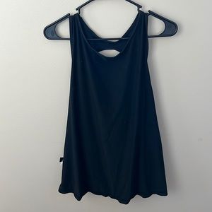 Open back tank top